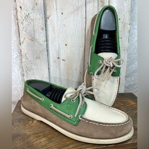 Sperry Top-Sider Leather Boat Shoes Size 10.5